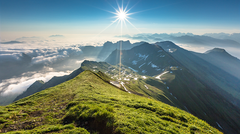 Made in Bern Switzerland mountains Brienzer Rothorn